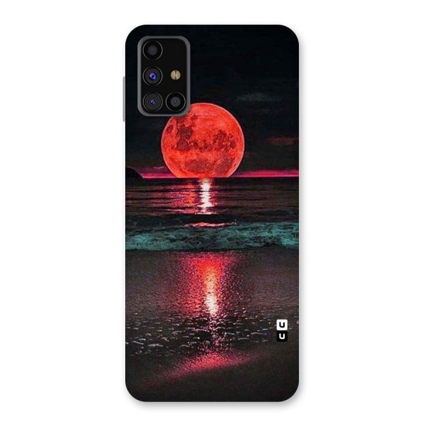 Red Sun Ocean Back Case for Galaxy M31s