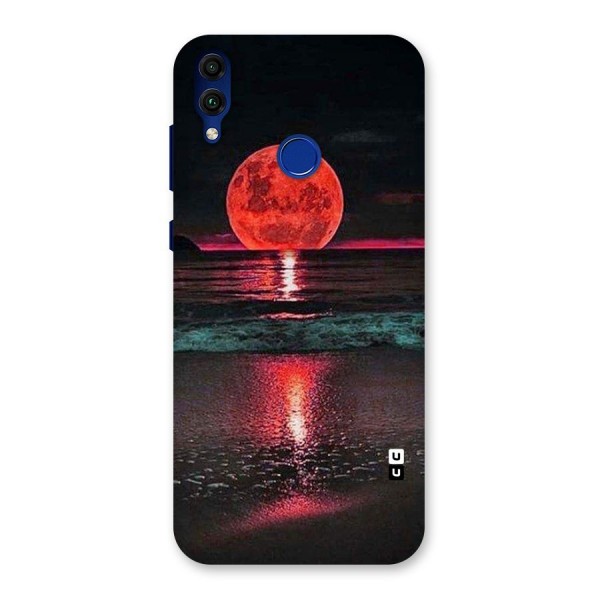 Red Sun Ocean Back Case for Honor 8C