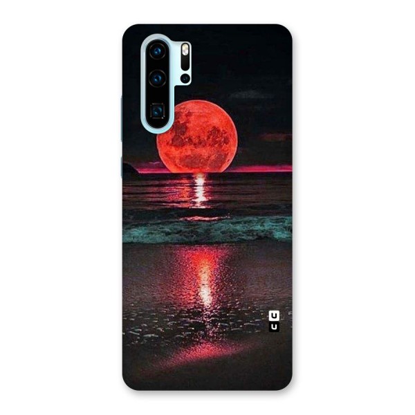 Red Sun Ocean Back Case for Huawei P30 Pro