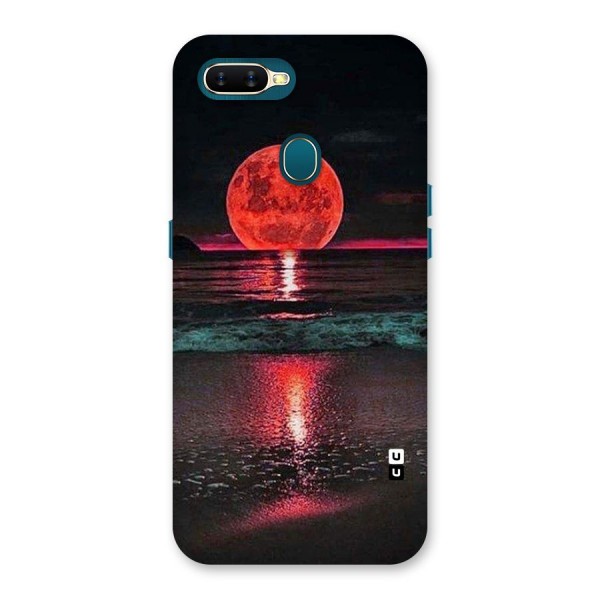 Red Sun Ocean Back Case for Oppo A12