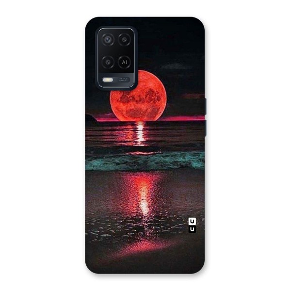 Red Sun Ocean Back Case for Oppo A54