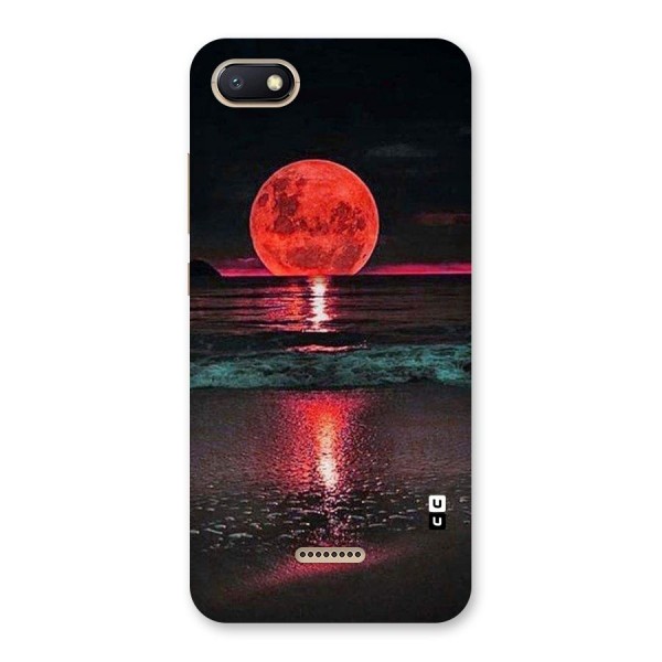 Red Sun Ocean Back Case for Redmi 6A