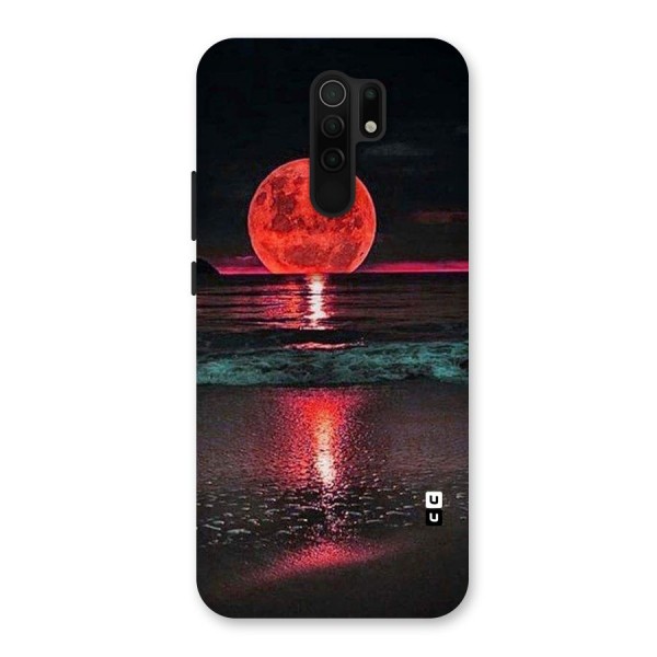 Red Sun Ocean Back Case for Redmi 9 Prime