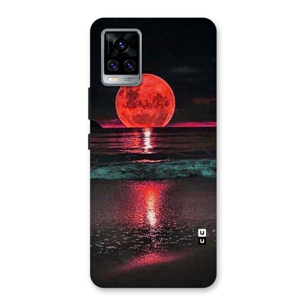 Red Sun Ocean Back Case for Vivo V20 Pro