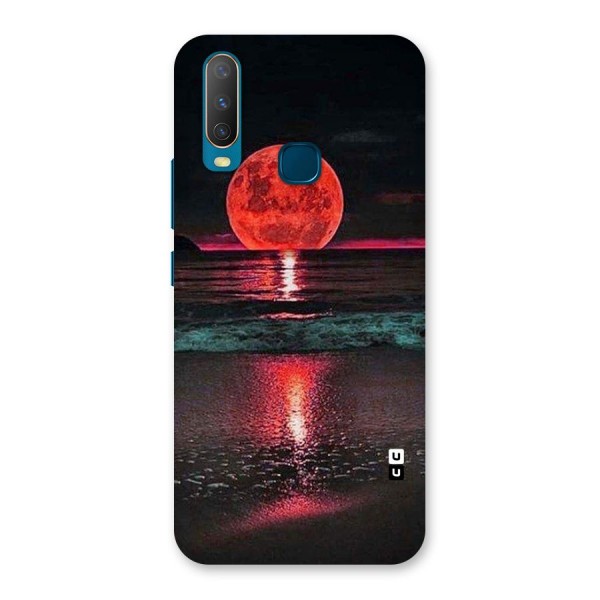 Red Sun Ocean Back Case for Vivo Y15