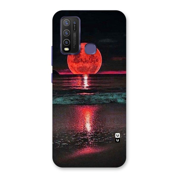 Red Sun Ocean Back Case for Vivo Y30