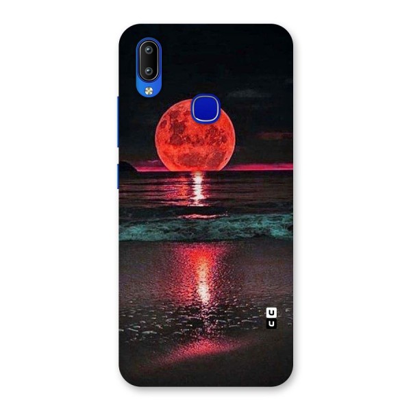 Red Sun Ocean Back Case for Vivo Y91