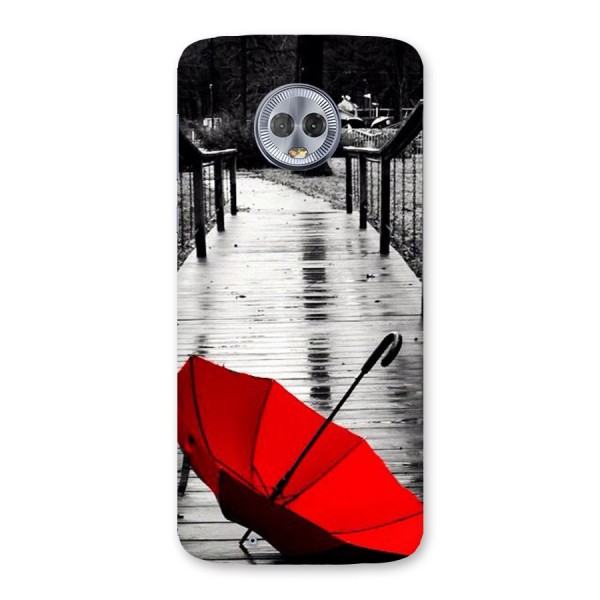 Red Umbrella Back Case for Moto G6