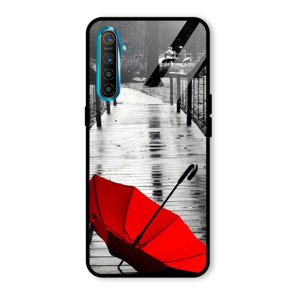 Red Umbrella Glass Back Case for Realme XT