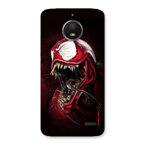 Red Venom Artwork Back Case for Moto E4