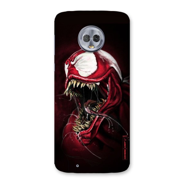 Red Venom Artwork Back Case for Moto G6