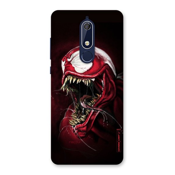 Red Venom Artwork Back Case for Nokia 5.1