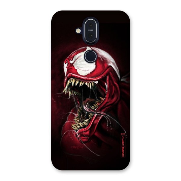 Red Venom Artwork Back Case for Nokia 8.1