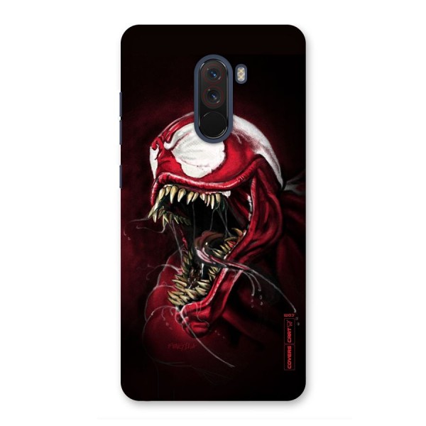 Red Venom Artwork Back Case for Poco F1