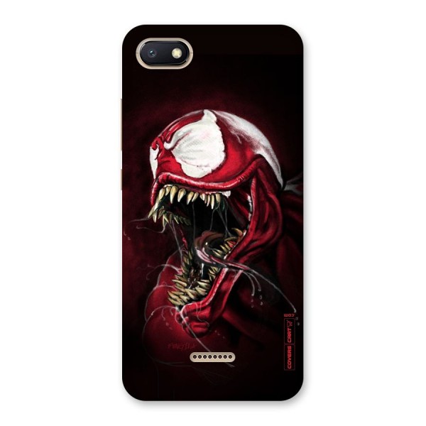 Red Venom Artwork Back Case for Redmi 6A