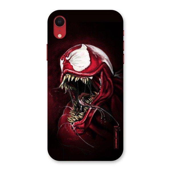 Red Venom Artwork Back Case for iPhone XR