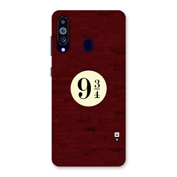 Red Wall Express Back Case for Galaxy A60