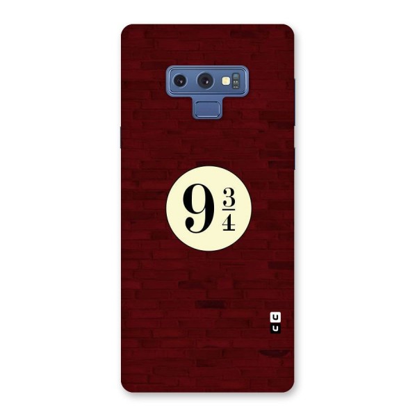 Red Wall Express Back Case for Galaxy Note 9