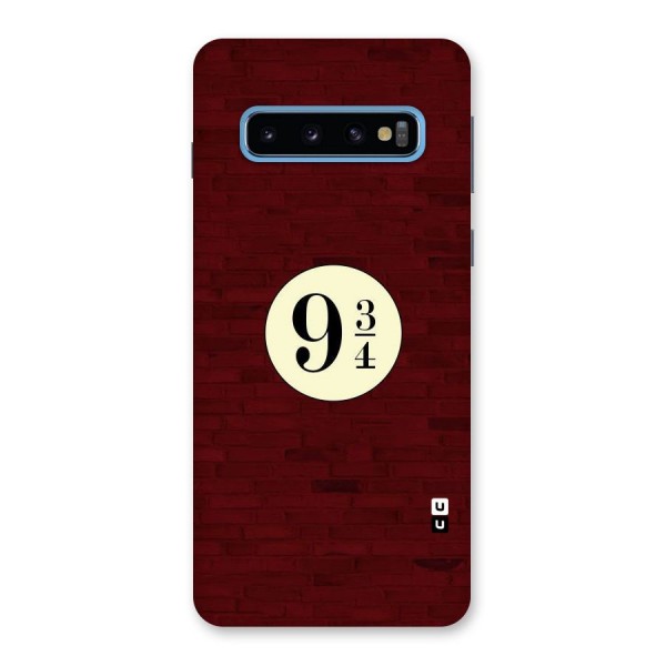 Red Wall Express Back Case for Galaxy S10