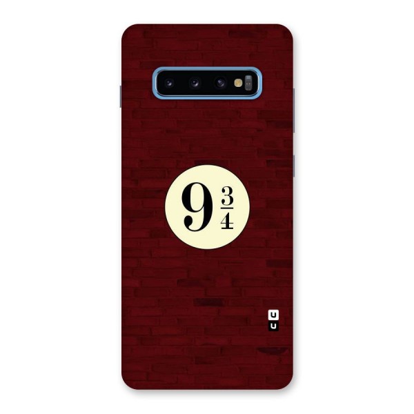 Red Wall Express Back Case for Galaxy S10 Plus