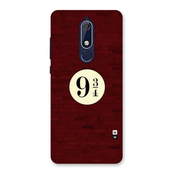 Red Wall Express Back Case for Nokia 5.1