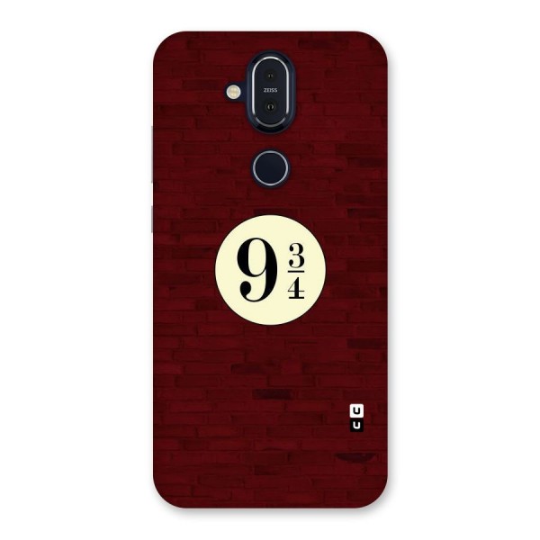 Red Wall Express Back Case for Nokia 8.1