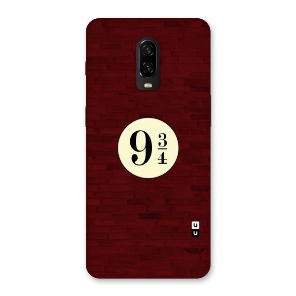 Red Wall Express Back Case for OnePlus 6T