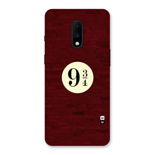 Red Wall Express Back Case for OnePlus 7