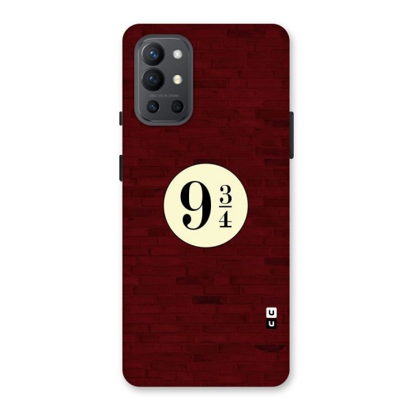 Red Wall Express Back Case for OnePlus 9R