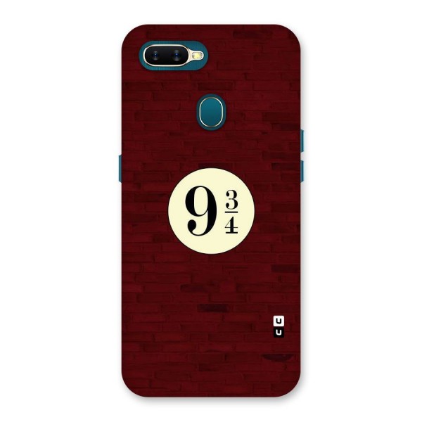 Red Wall Express Back Case for Oppo A12