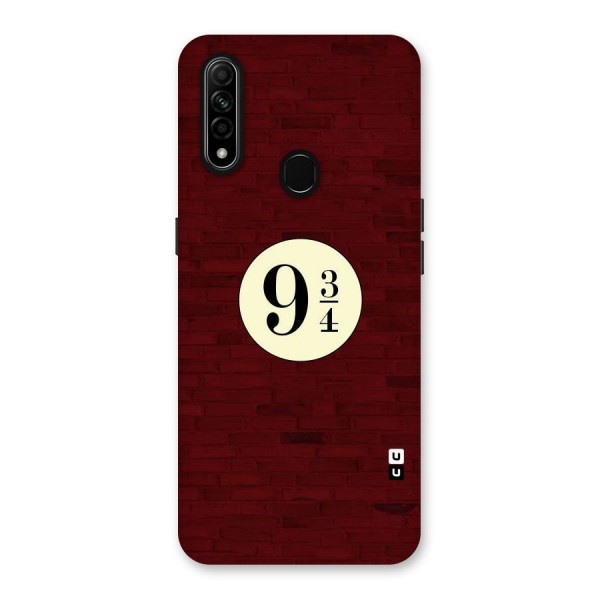 Red Wall Express Back Case for Oppo A31