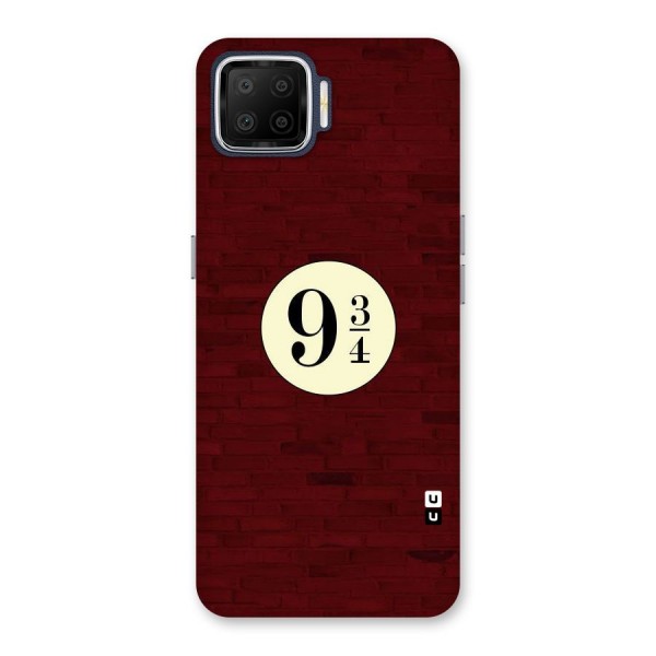 Red Wall Express Back Case for Oppo F17