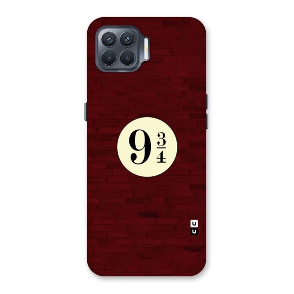 Red Wall Express Back Case for Oppo F17 Pro