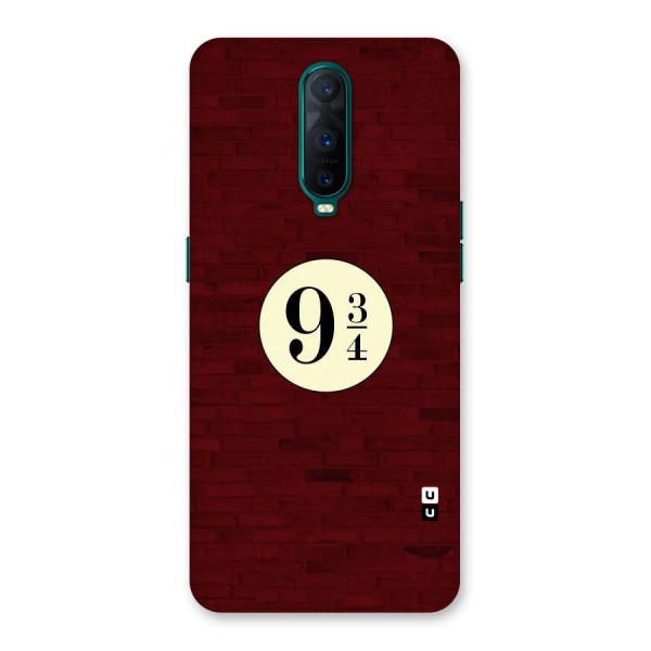 Red Wall Express Back Case for Oppo R17 Pro