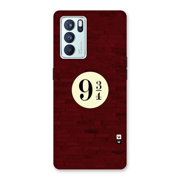 Red Wall Express Back Case for Oppo Reno6 Pro 5G