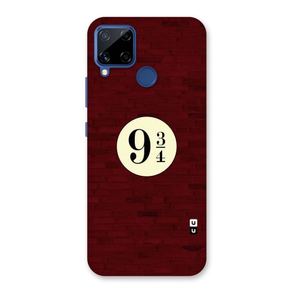 Red Wall Express Back Case for Realme C12