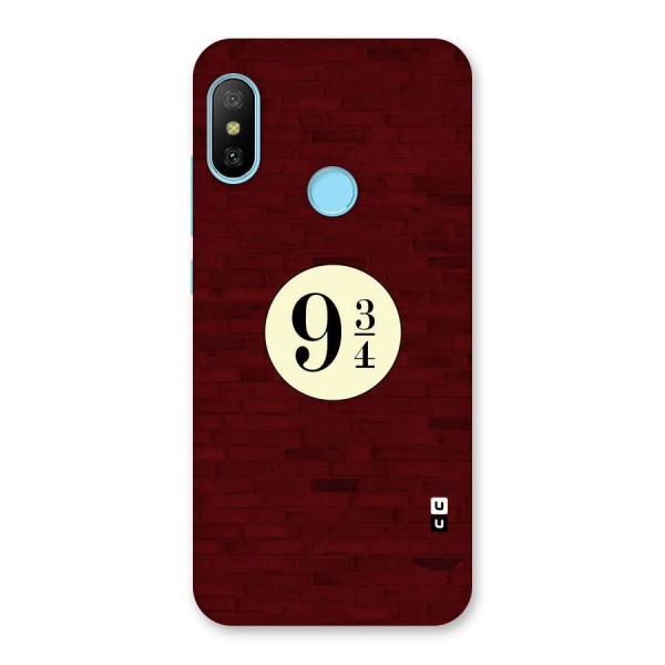 Red Wall Express Back Case for Redmi 6 Pro