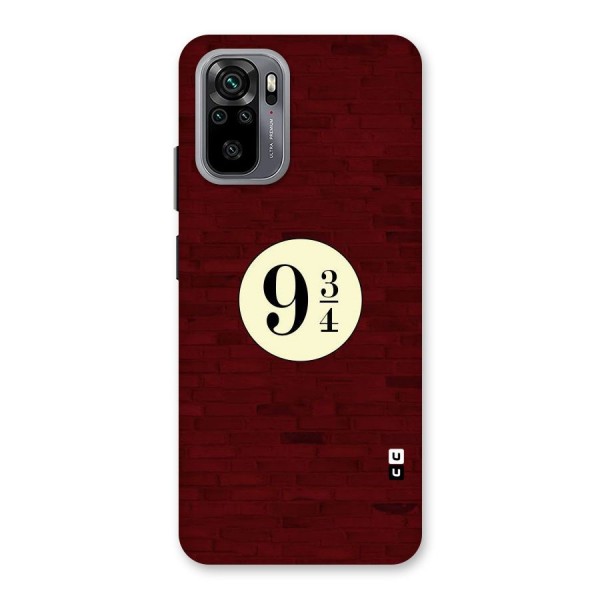 Red Wall Express Back Case for Redmi Note 10