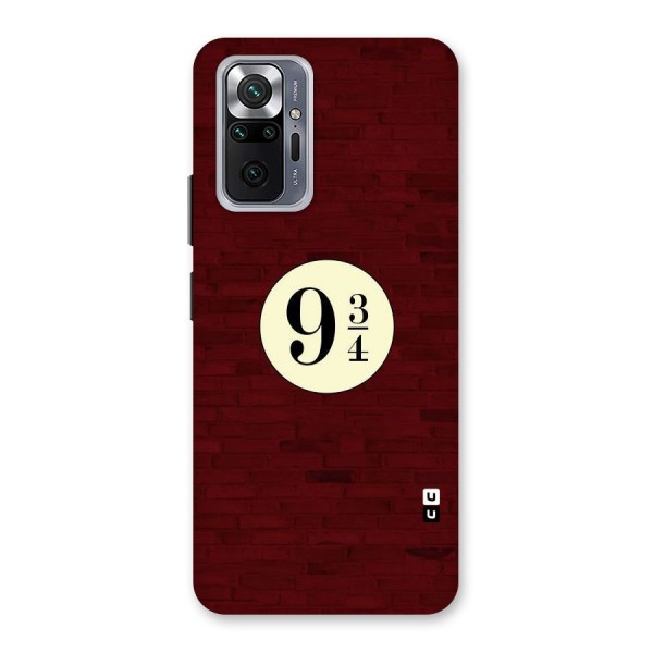 Red Wall Express Back Case for Redmi Note 10 Pro