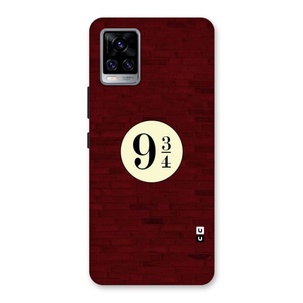 Red Wall Express Back Case for Vivo V20 Pro