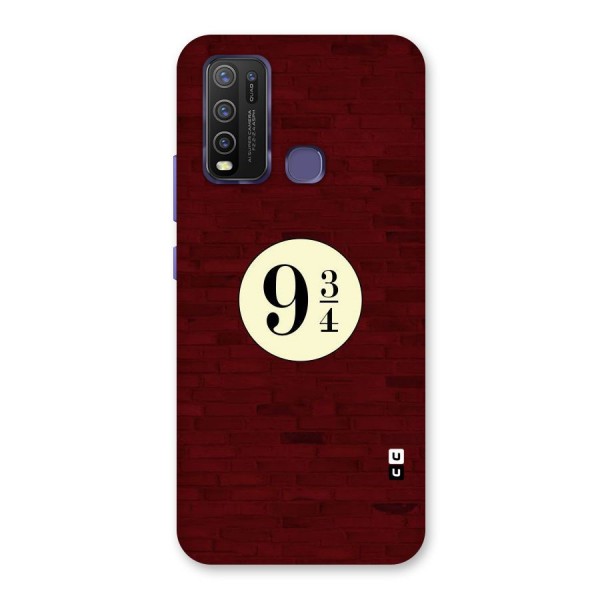 Red Wall Express Back Case for Vivo Y30