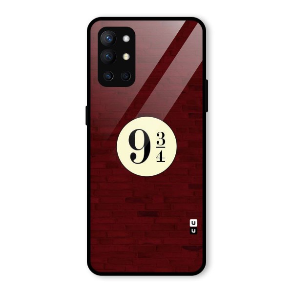 Red Wall Express Glass Back Case for OnePlus 9R