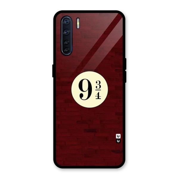 Red Wall Express Glass Back Case for Oppo F15