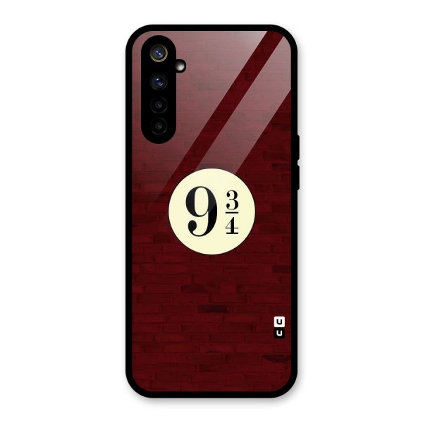 Red Wall Express Glass Back Case for Realme 6