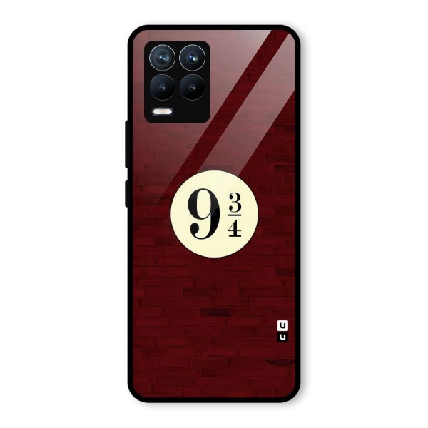 Red Wall Express Glass Back Case for Realme 8