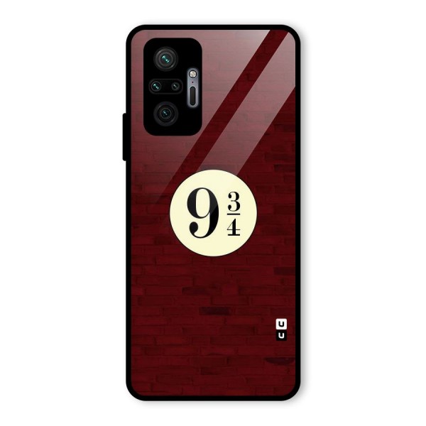 Red Wall Express Glass Back Case for Redmi Note 10 Pro