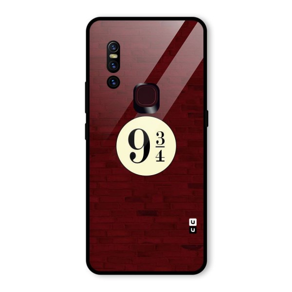 Red Wall Express Glass Back Case for Vivo V15