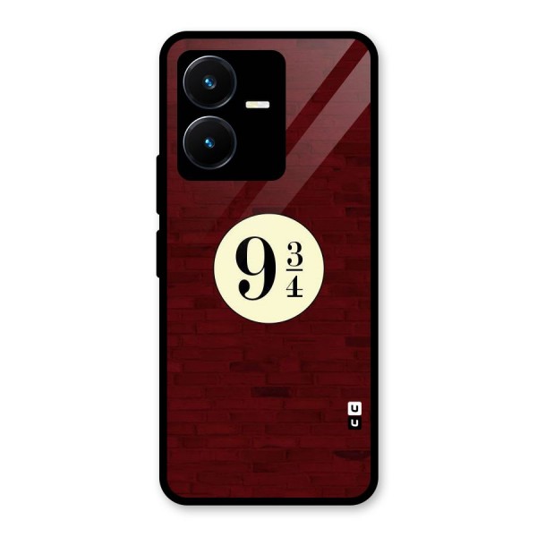 Red Wall Express Glass Back Case for Vivo Y22