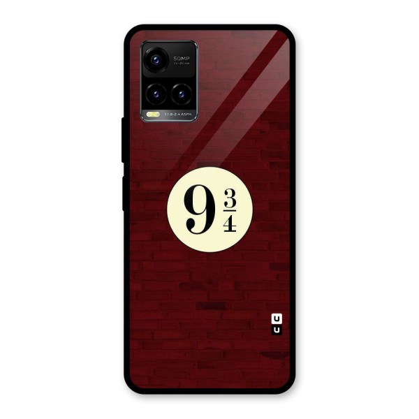 Red Wall Express Glass Back Case for Vivo Y33s