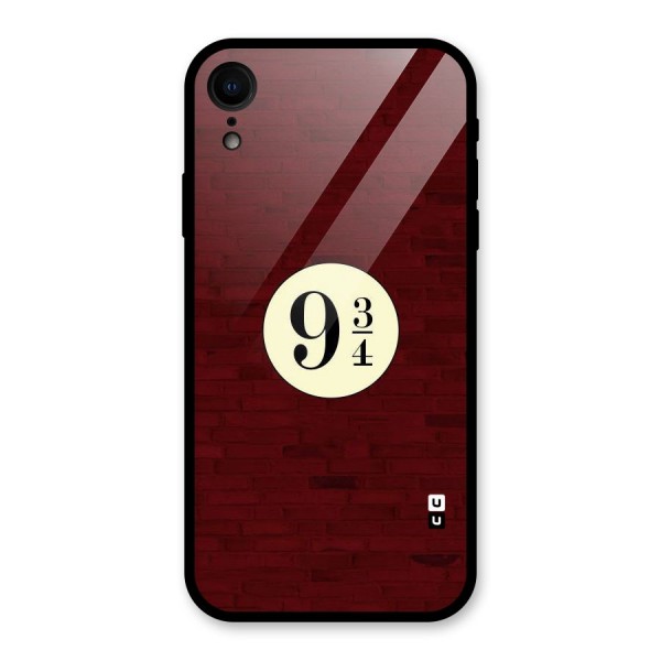 Red Wall Express Glass Back Case for XR